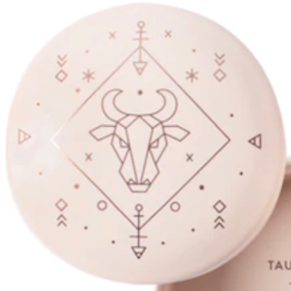 Zodiac “Taurus” round ceramic decorative trinket box w/sign attributes inside - Picture 2 of 13